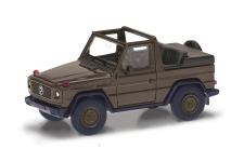 Herpa 700863 - H0 - Puch G-Klasse, offen Österreichisches Heer